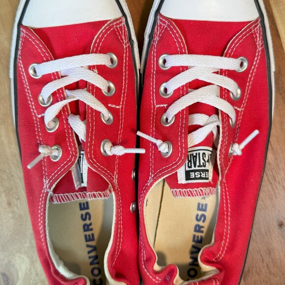 CONVERSE ALL STAR VARSITY RED, SIZE 10 - Picture 1 of 9
